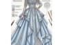 create fashion illustrations for gowns